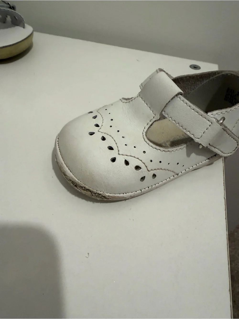 Angel Dear White Girls' Mary Jane Dress Shoes